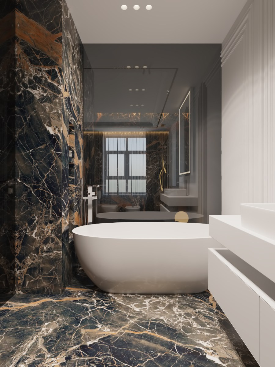 Квартира в ЖК «Столичный», 139 м². Rezells Architects — дизайн жилых и коммерческих интерьеров