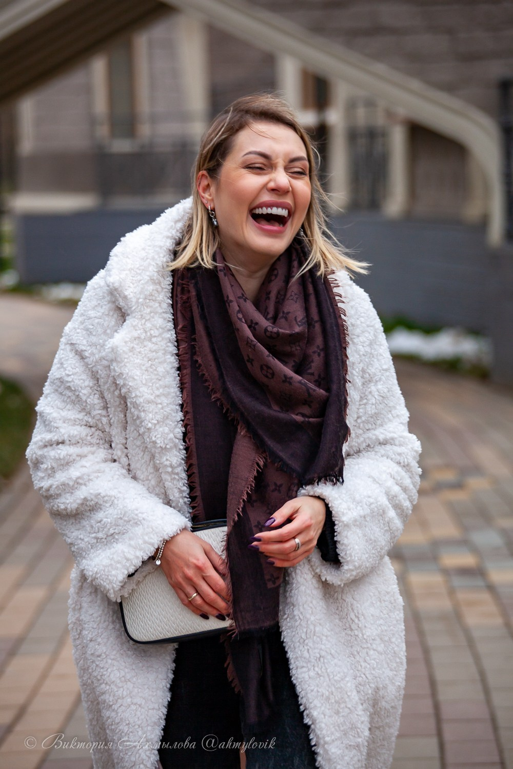 Прогулка с Хаски (Настя). Виктория Ахмылова. Фотограф в Москве