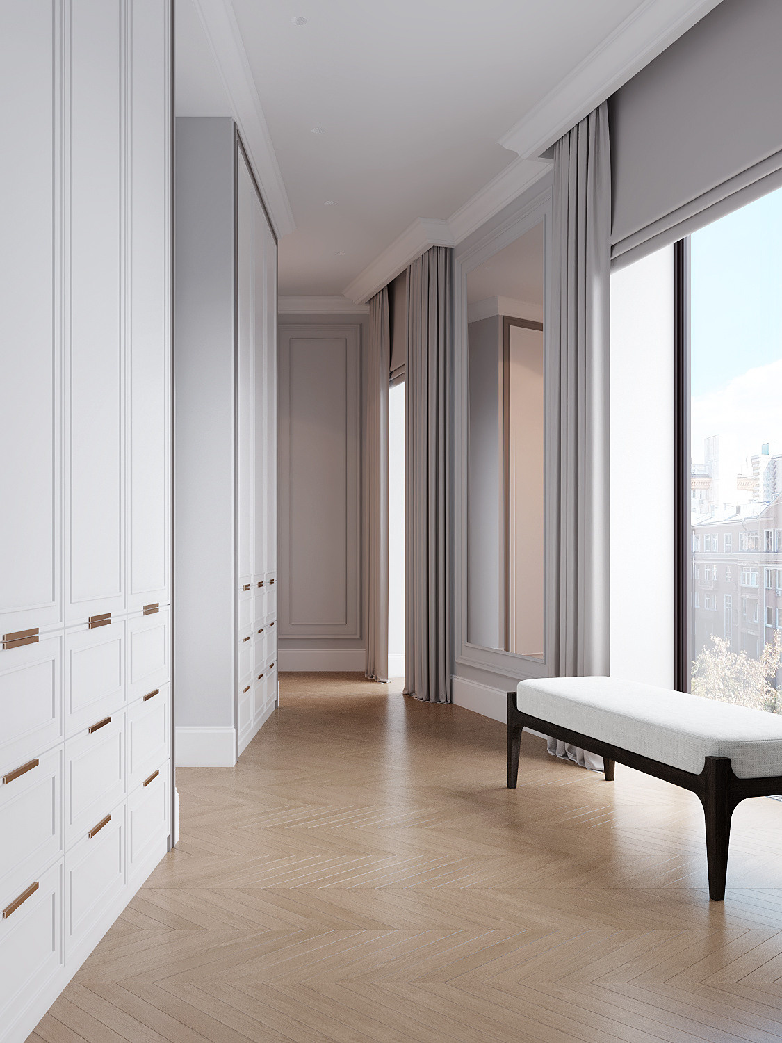 Шкафы в гардеробной