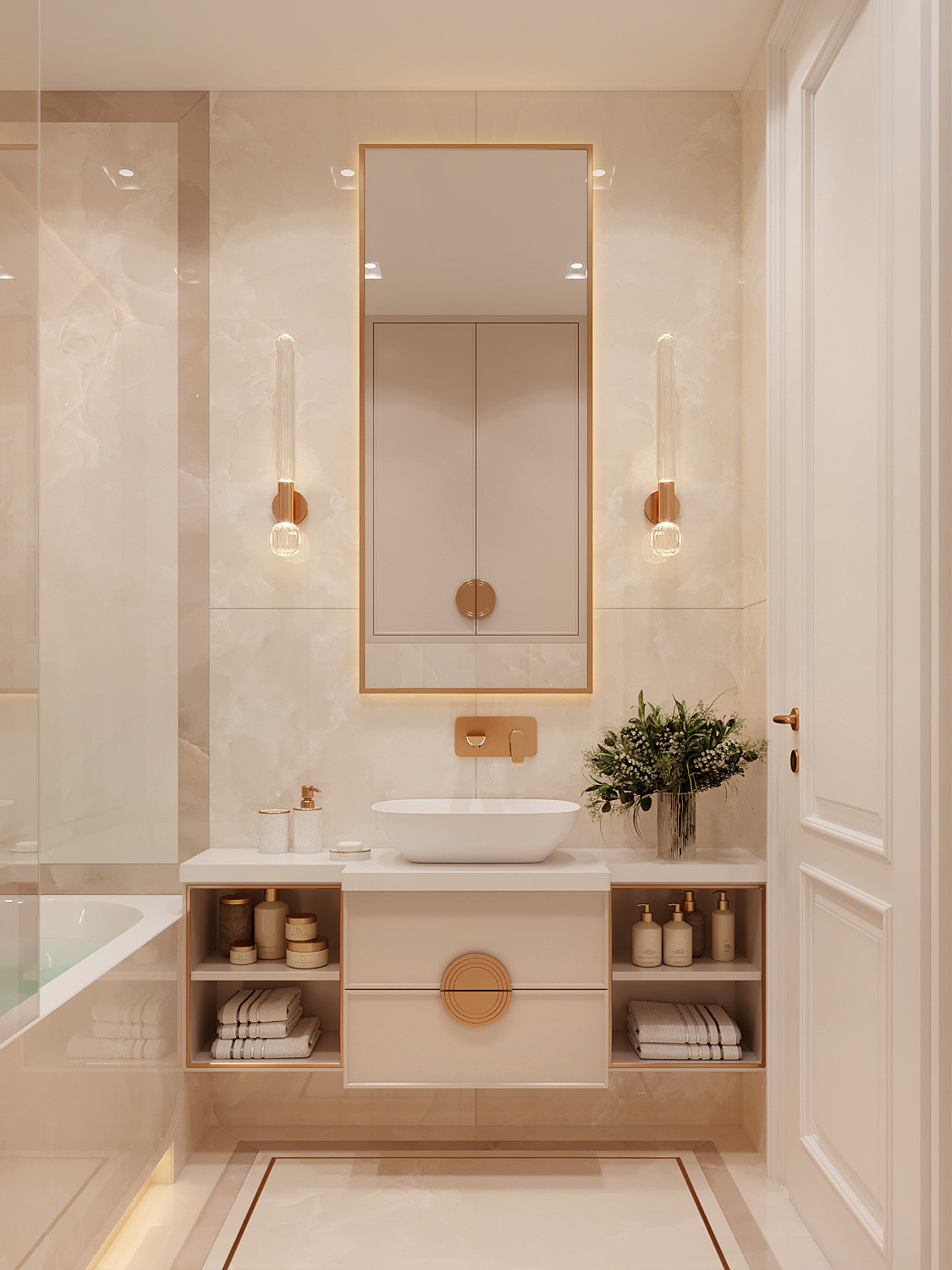 Светлый санузел