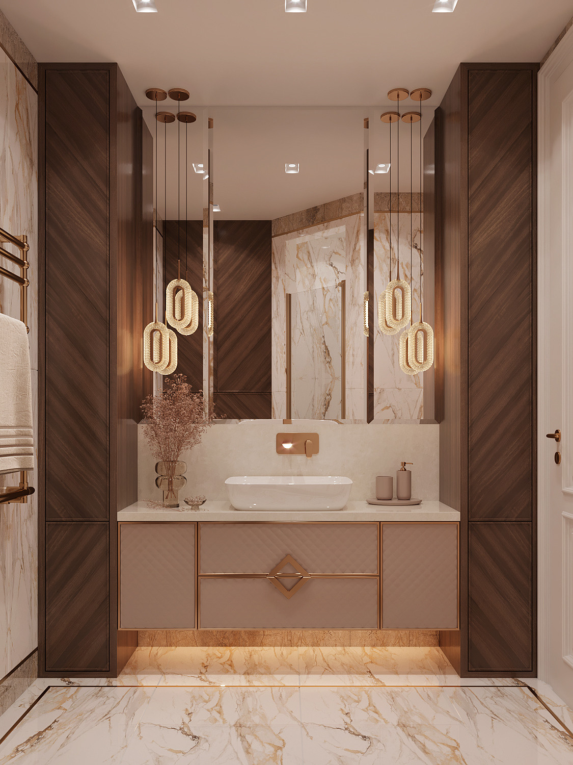 Шкафы в санузле