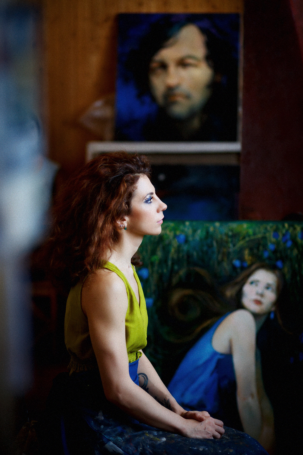 В мастерской. Фотокоуч Катерина Каледина