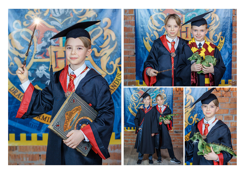 Гарри Поттер. Выпускные альбомы в школе и детском саду