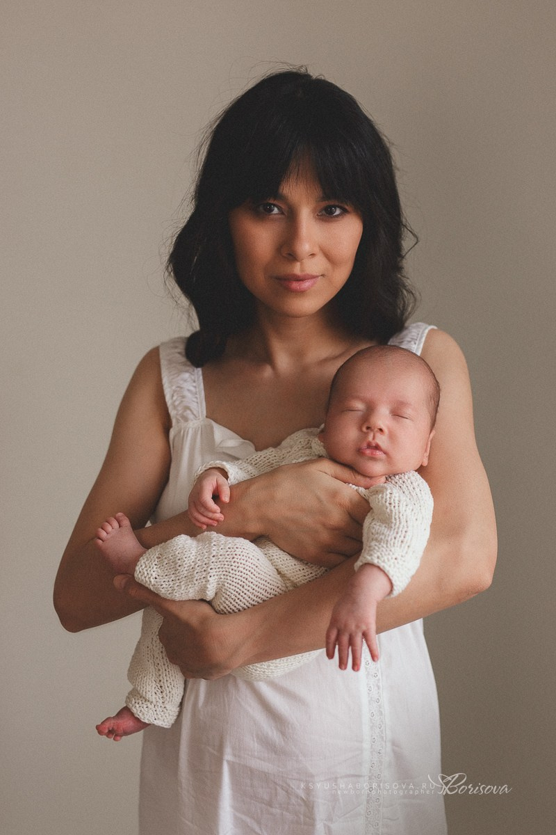 Пример фотосессии Lifestyle в студии. Фотограф новорожденных в Магнитогорске Ксюша Борисова