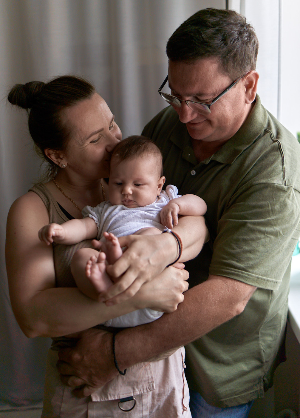 Домашняя семейная фотосессия