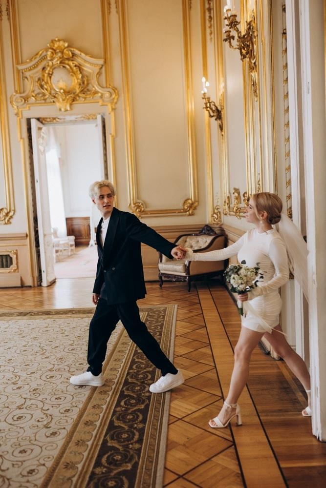 Саша и Вика | Дворец бракосочетания 1. Свадебный и love story фотограф в Санкт-Петербурге