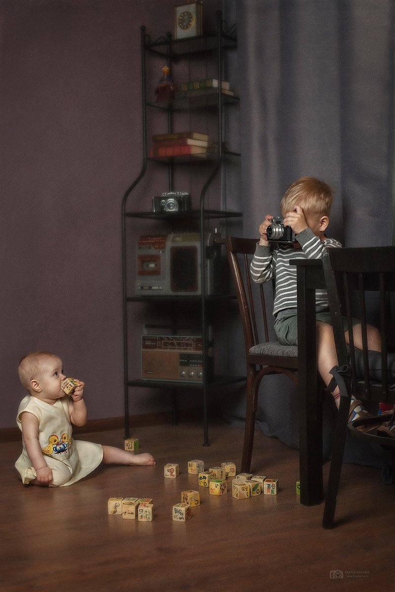 Дети в студии