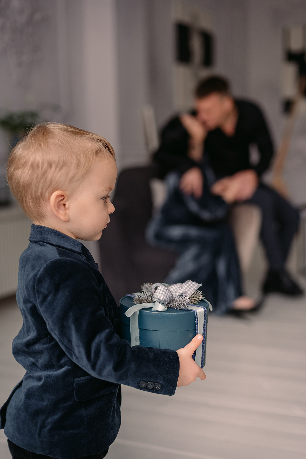 Семейная фотосессия в студии. Фотограф Юлия Кондратьева