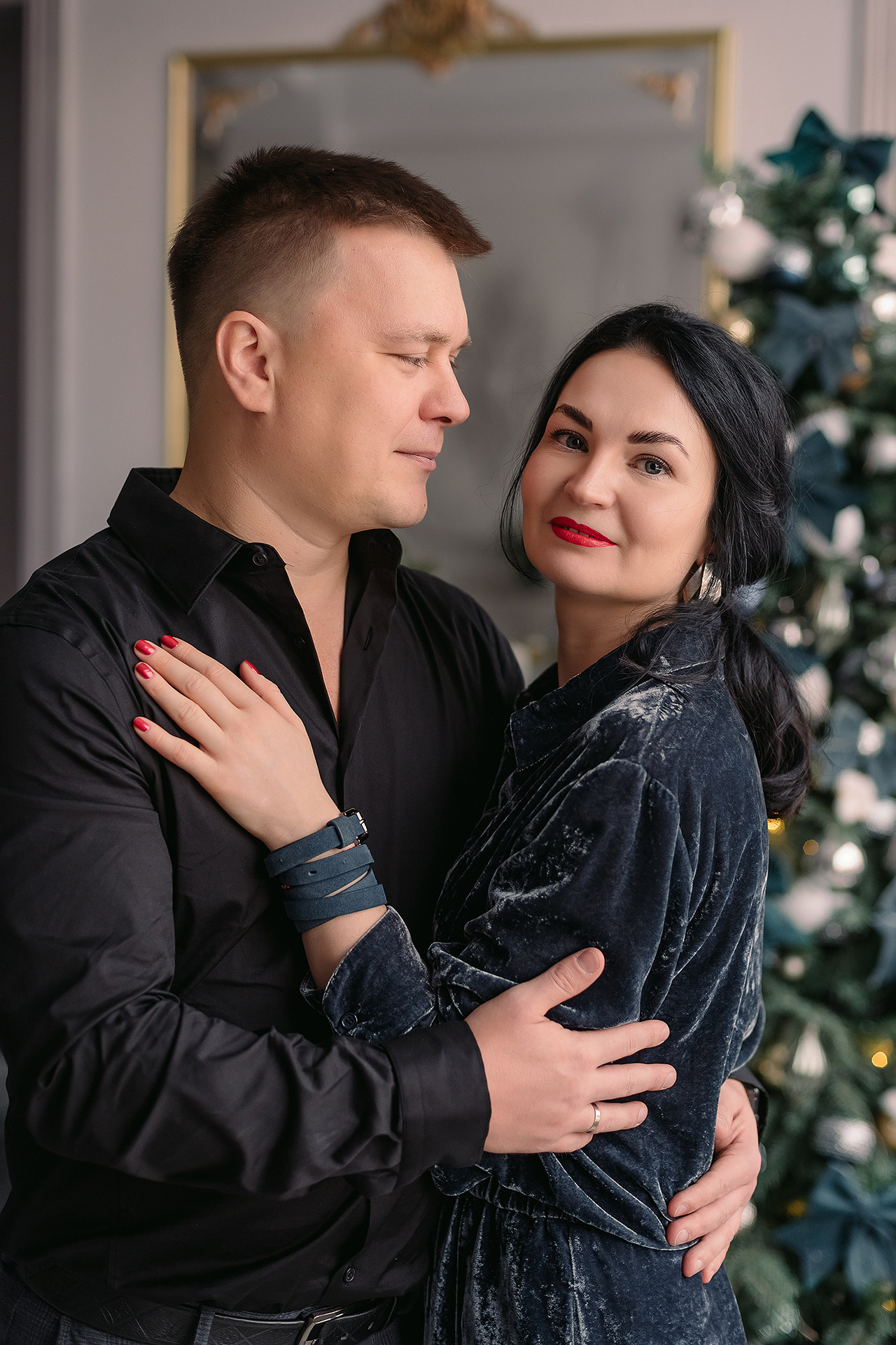 Семейная фотосессия в студии. Фотограф Юлия Кондратьева