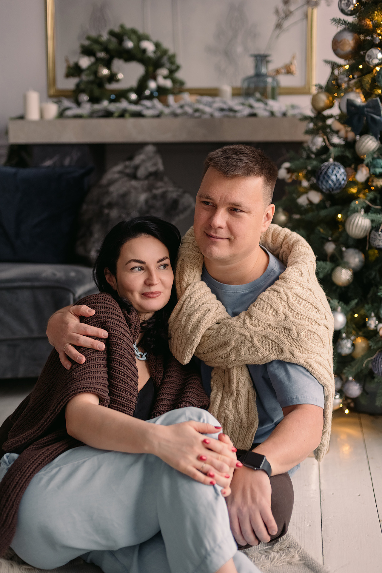 Семейная фотосессия в студии. Фотограф Юлия Кондратьева