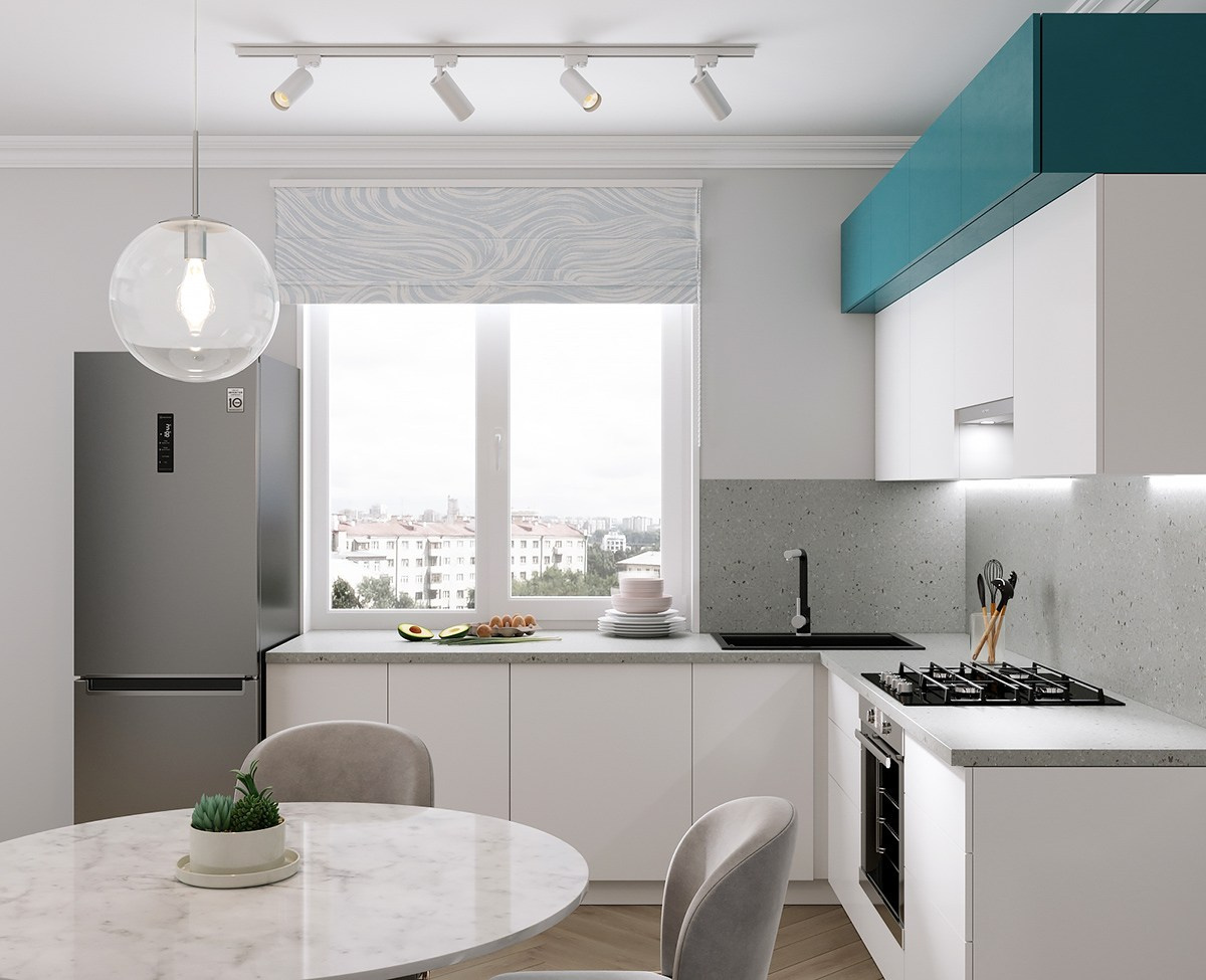 Визуализация кухонь для мебельного магазина «Флагман». Заказать 3d визуализацию интерьеров — Дарья Веденёва