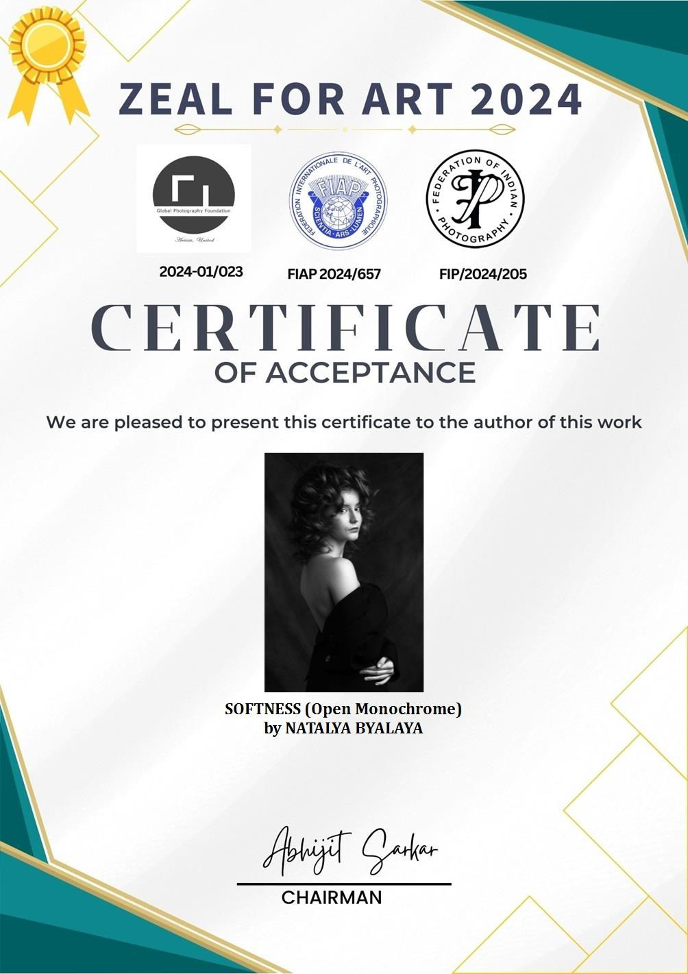 Награды. Портретный фотограф из Санкт-Петербурга Наталья Бялая