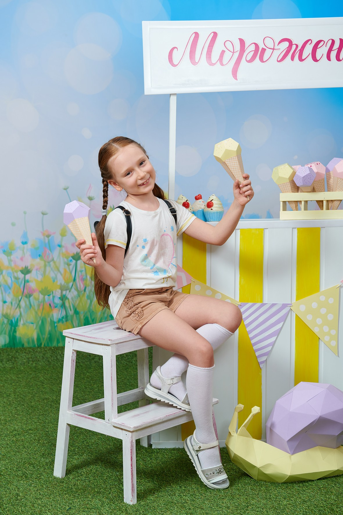 Лето со вкусом мороженного. Выпускные альбомы для детского сада, школы — Москва и область | Апрель Фото