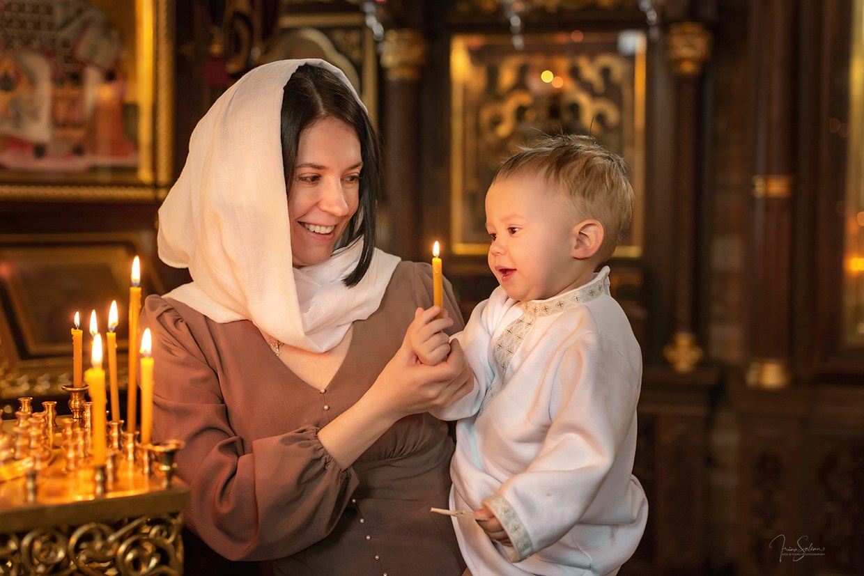 Крещение. Детский и семейный фотограф в Екатеринбурге