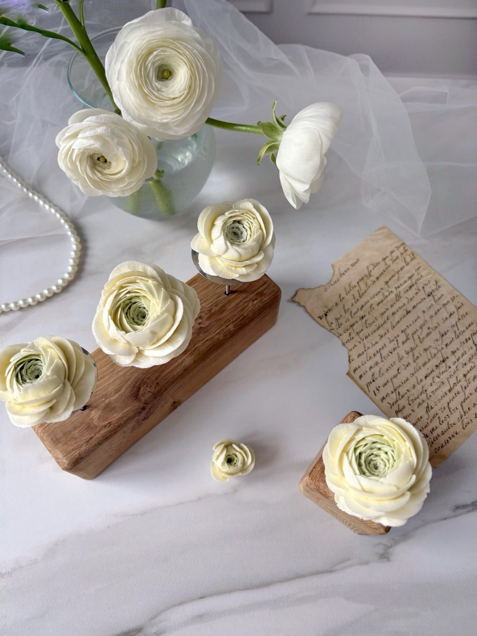 Аникина Юлия / Кремовая флористика в корейской технике