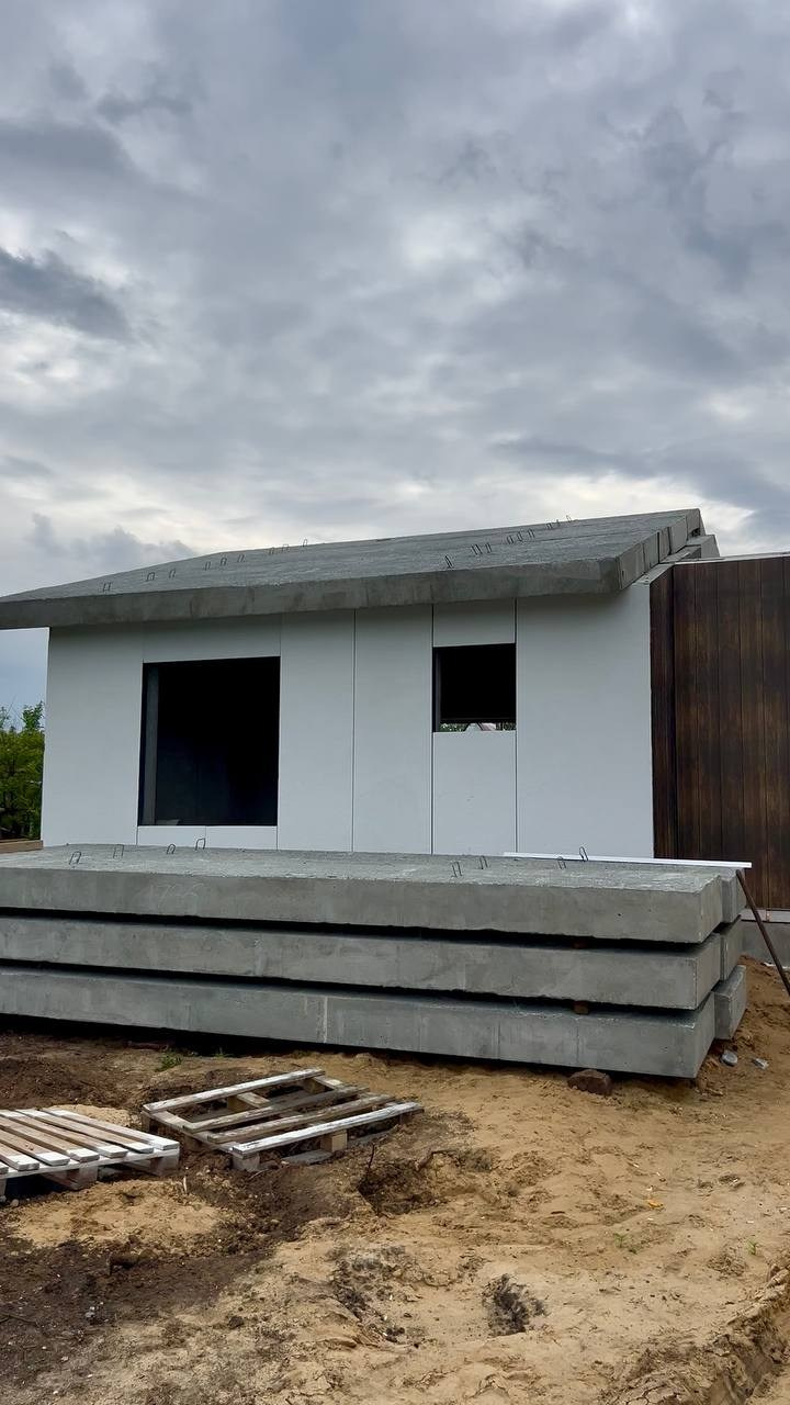 процесс монтажа домокомплекта серии Микеле