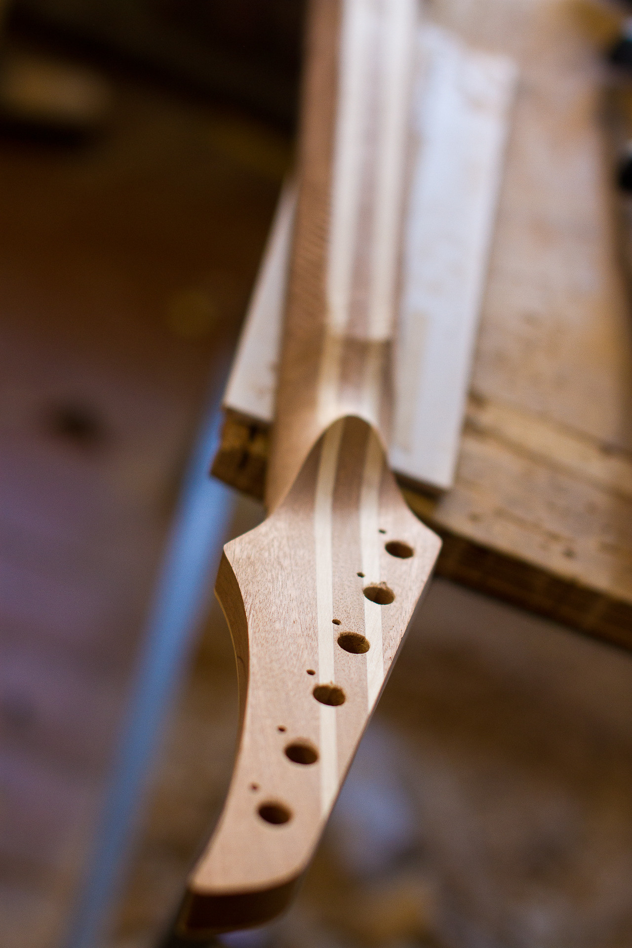 005. Master of making guitars and basses to order