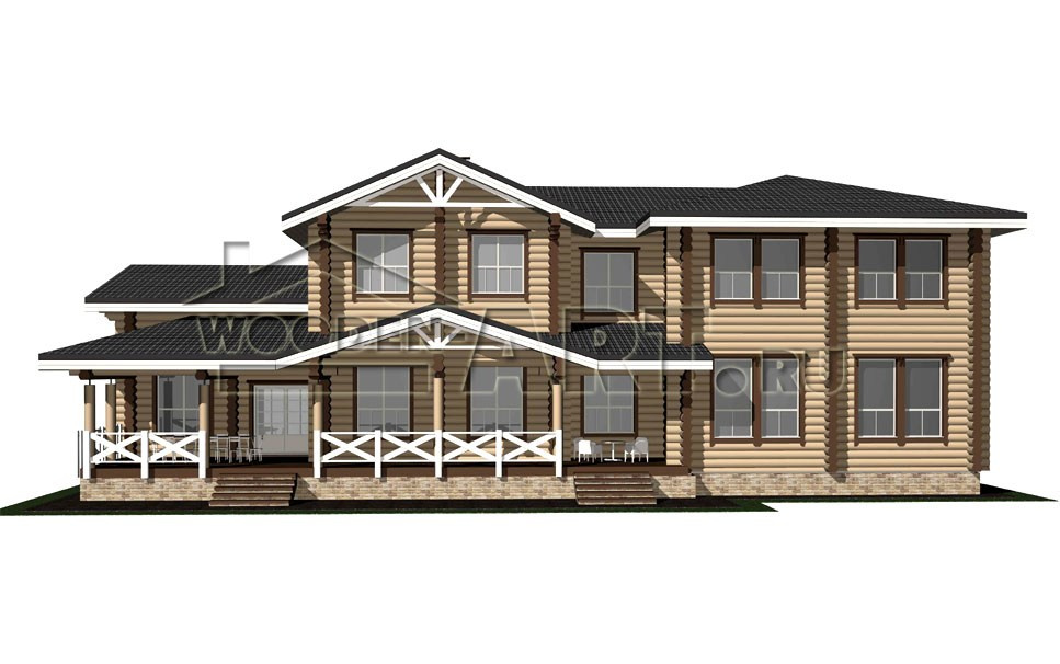 «Воронцово» 543 кв. м. Проекты деревянных домов