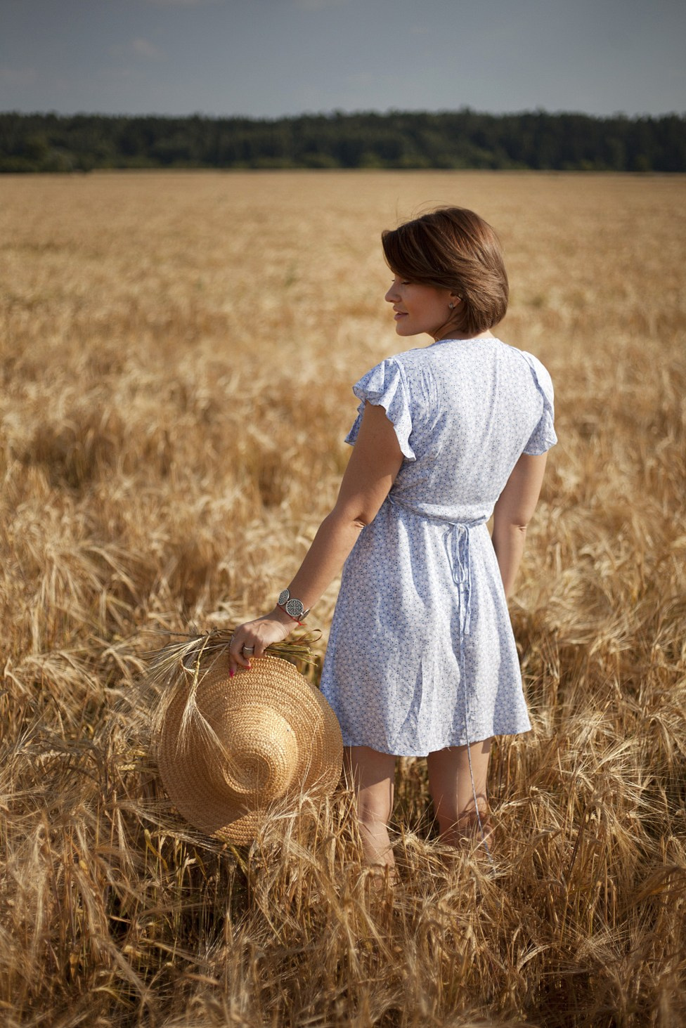 В поле. Фотограф Мария Кольцова