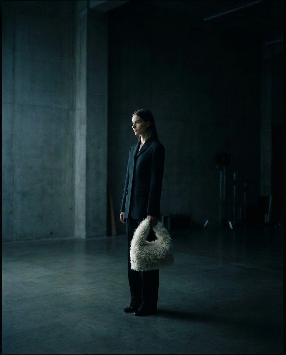 AI fashion контент в единой визуальной концепции, серия рекламных образов для бренда