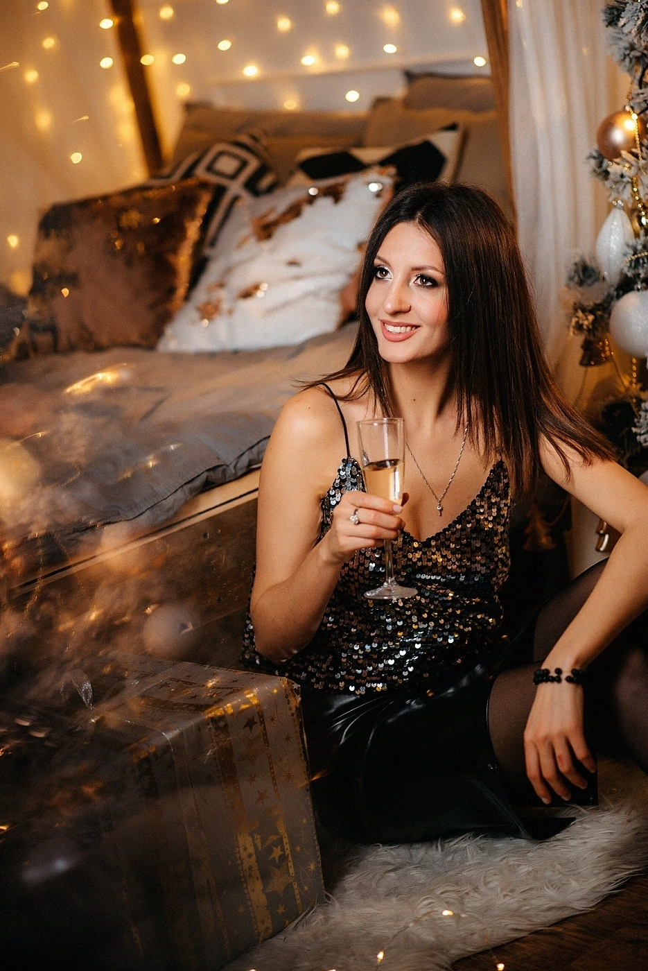 Новогодняя фотосессия для Ольги. Свадебный и семейный фотограф в Краснодаре