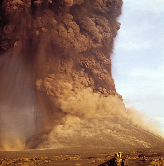 в-н Толбачик. Пепловый взрыв