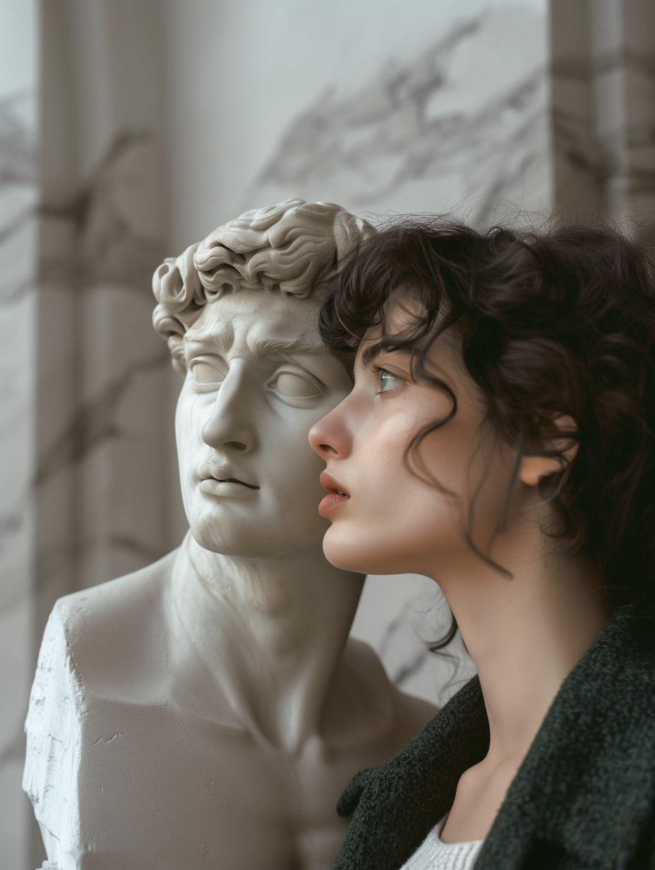 Мрамор. AI художник и фотограф Ольга Косина