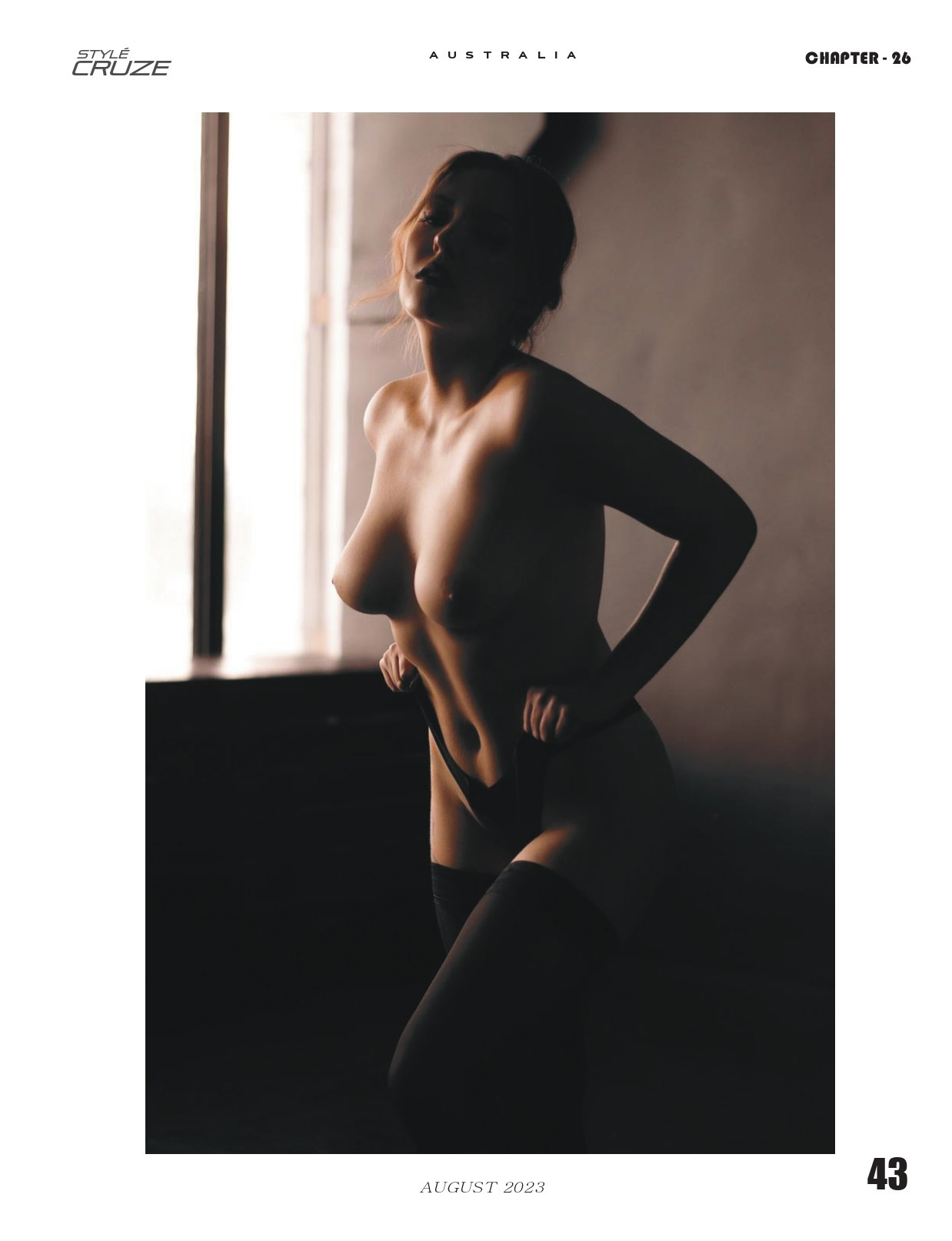 STYLÉCRUZE August 2023. Будуарный / Ню Фотограф Наталья Шевченко Минск