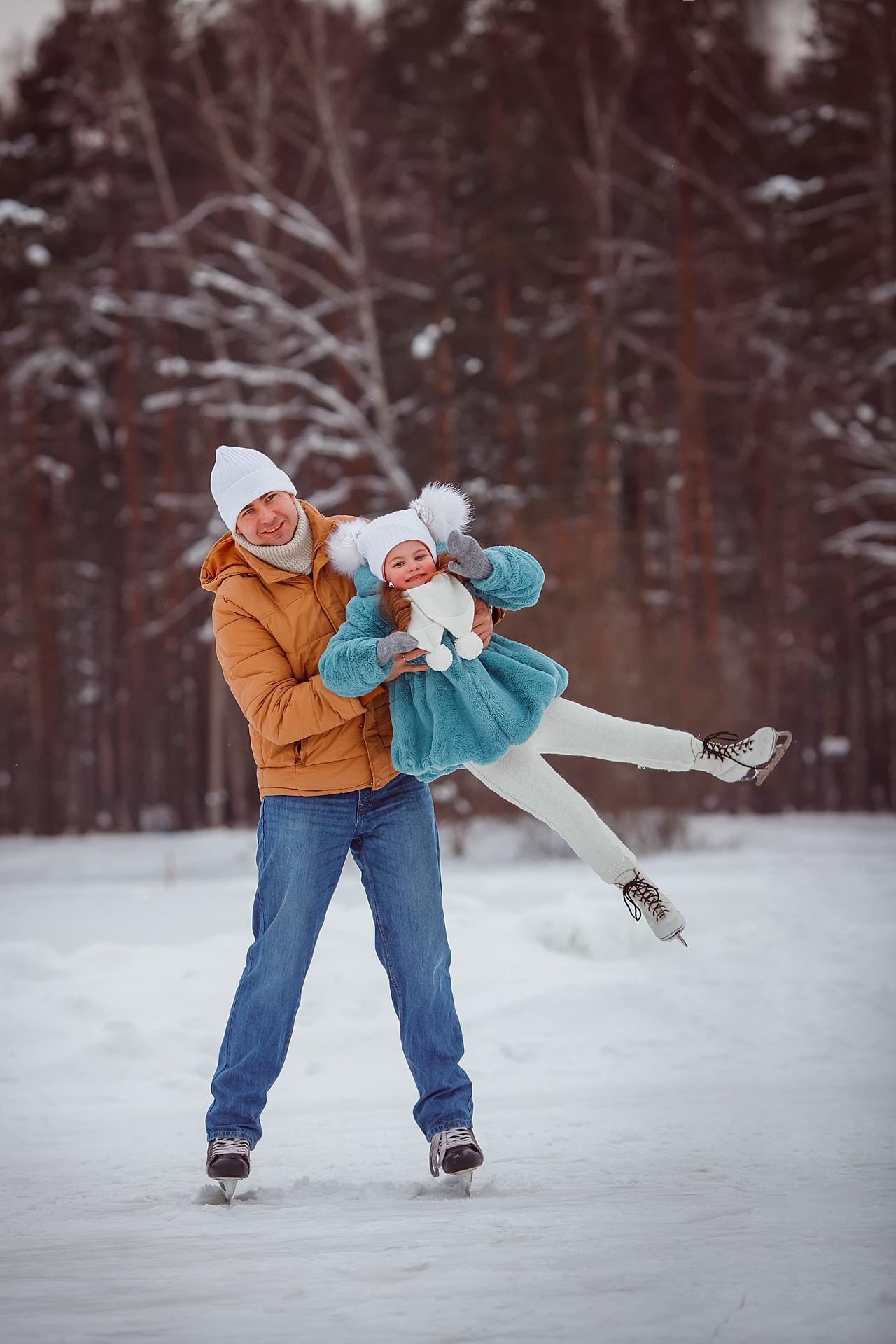 На катке. Семейный и детский фотограф в Москве Дорогова Екатерина