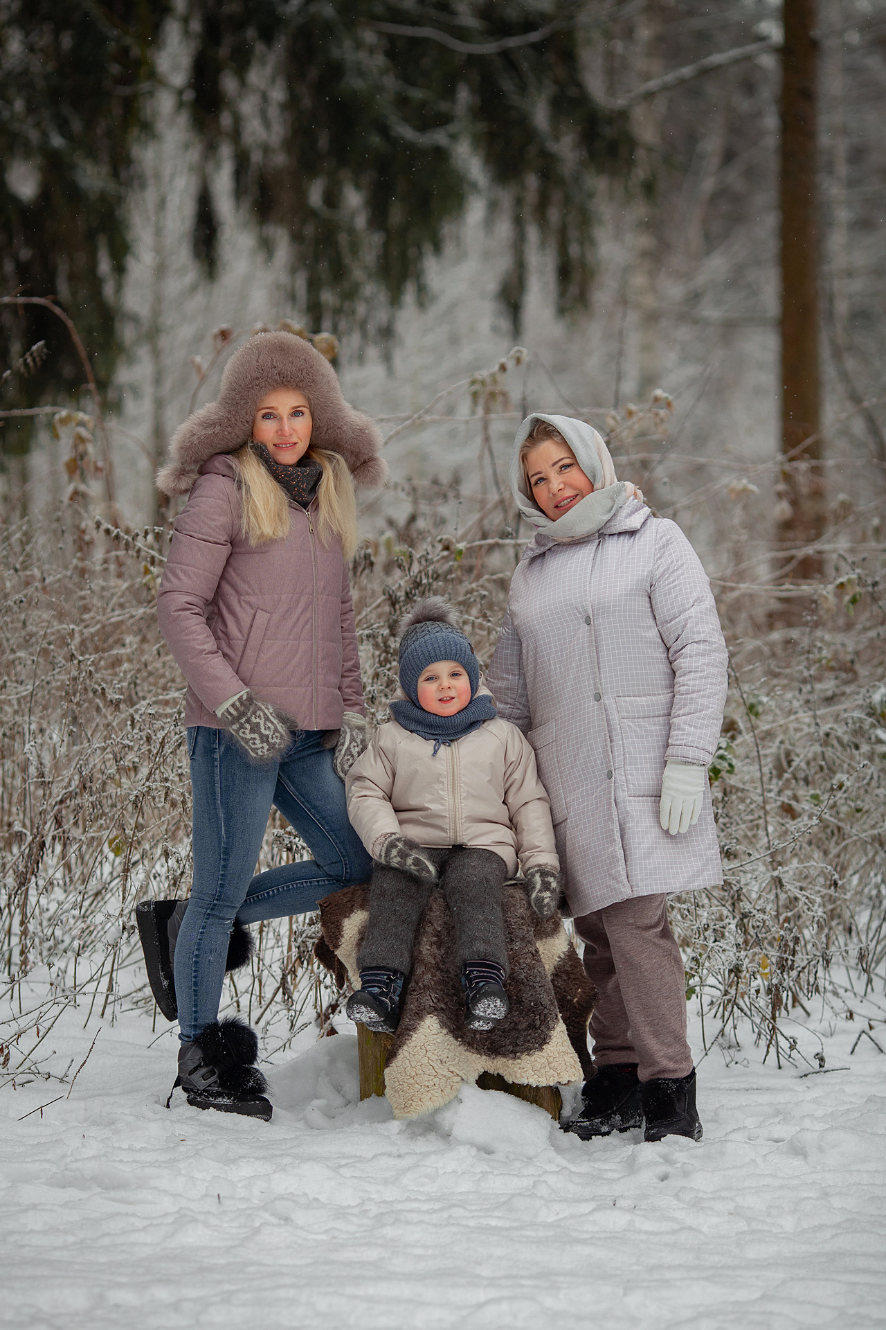 Наталья, Галина, Виктор. Семейный и детский фотограф в Москве Дорогова Екатерина