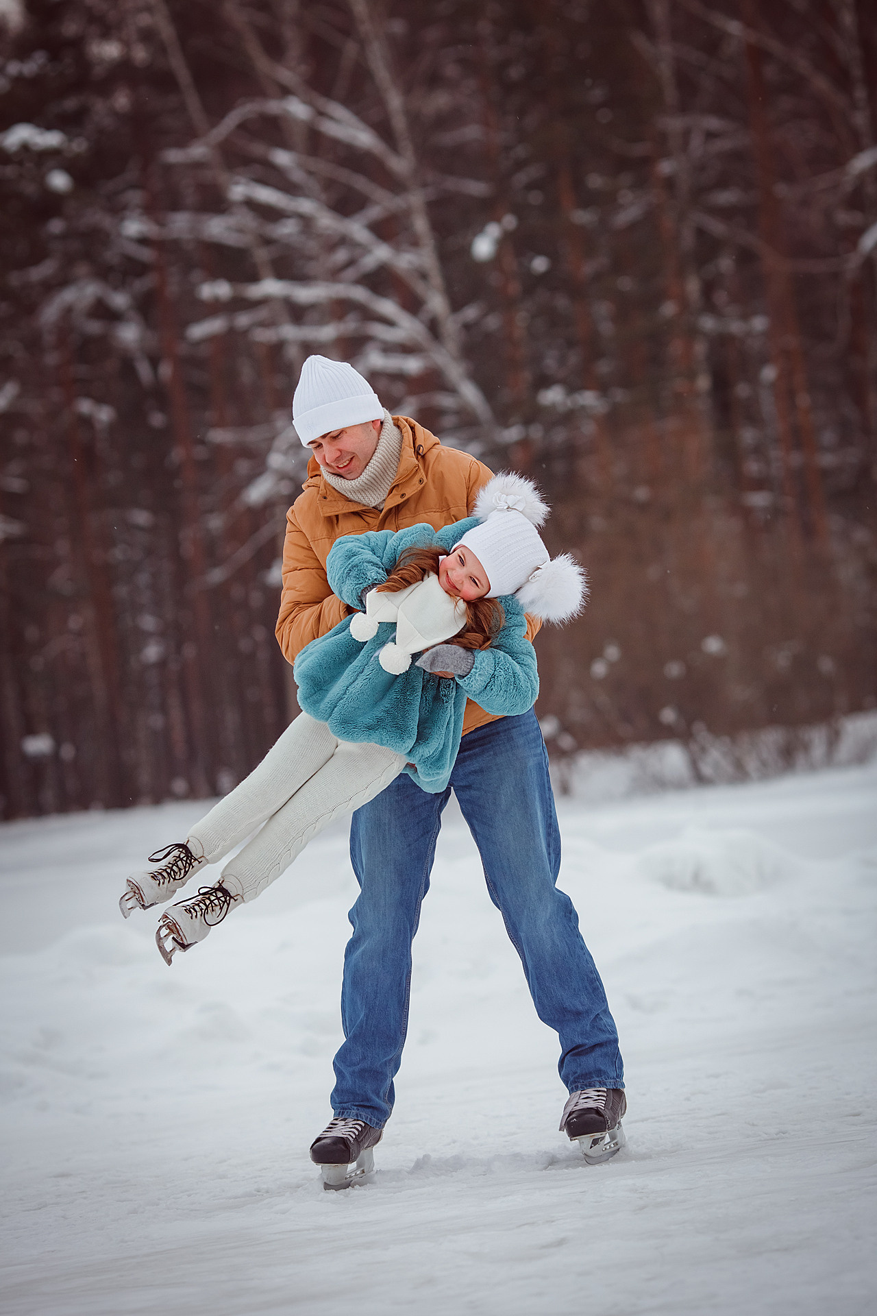 На катке. Семейный и детский фотограф в Москве Дорогова Екатерина