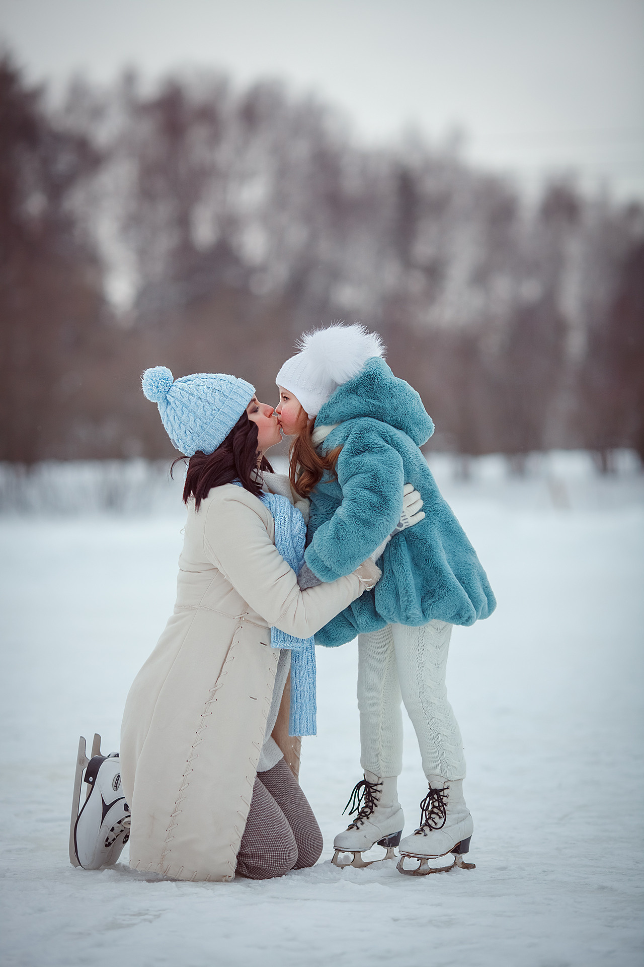 На катке. Семейный и детский фотограф в Москве Дорогова Екатерина