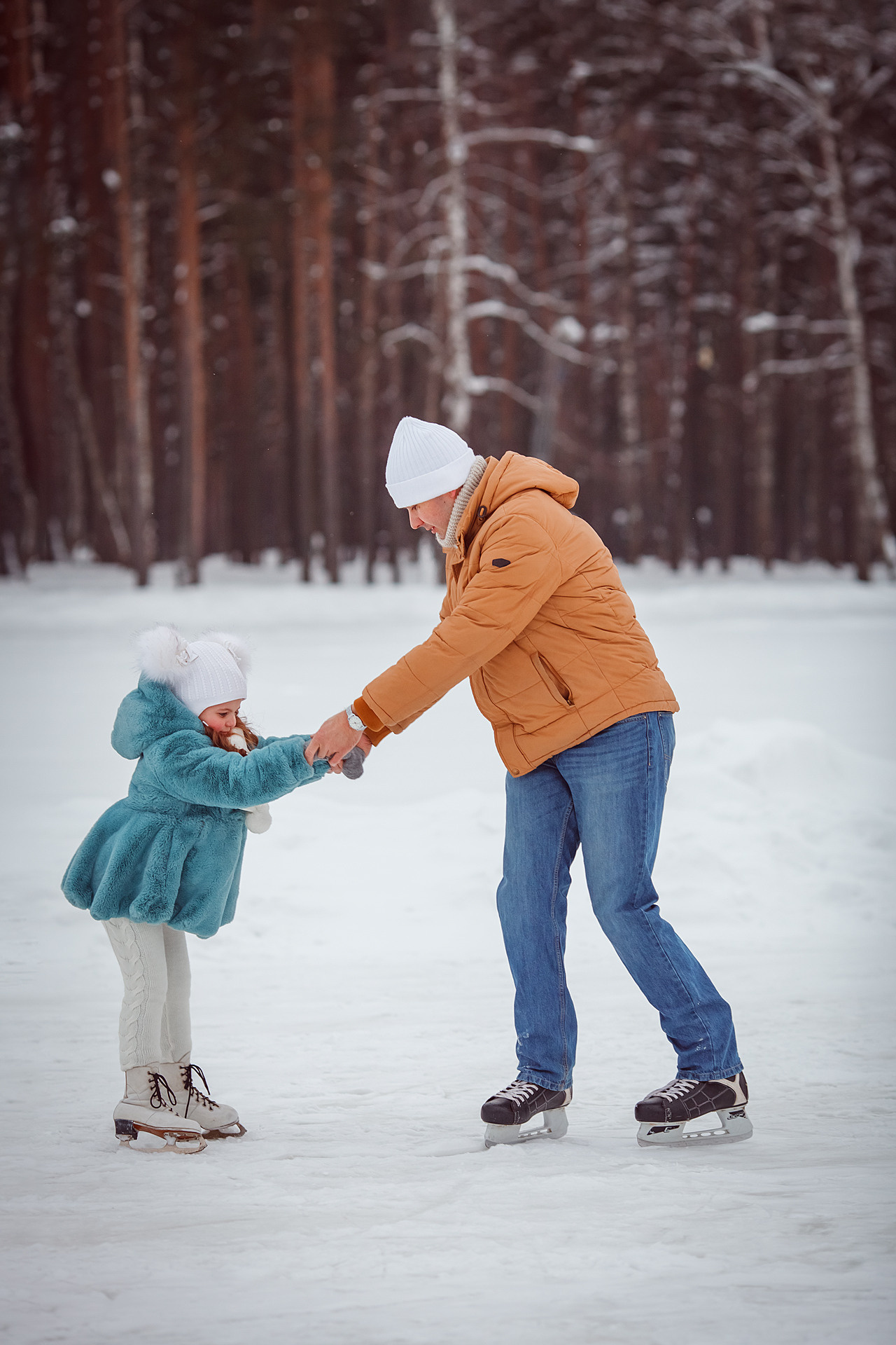 На катке. Семейный и детский фотограф в Москве Дорогова Екатерина