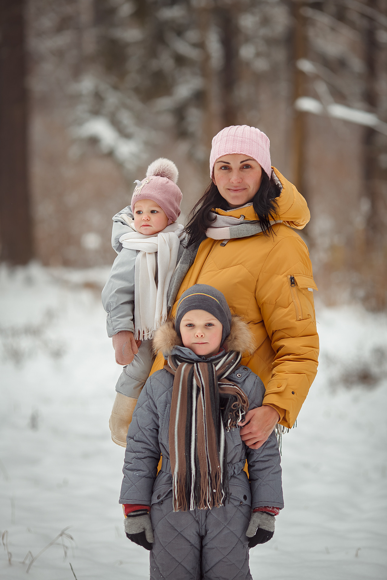 Настя, Кирилл, Вика, Ника, Дмитрий и бабушка. Семейный и детский фотограф в Москве Дорогова Екатерина