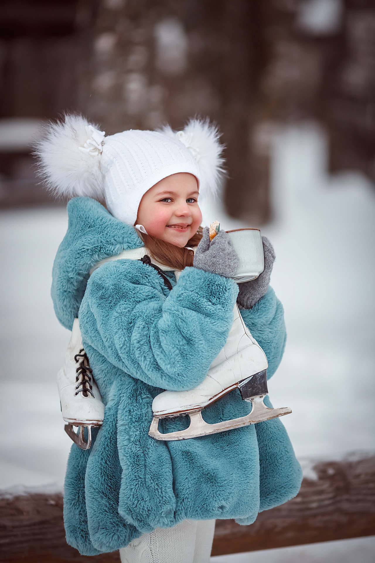 На катке. Семейный и детский фотограф в Москве Дорогова Екатерина