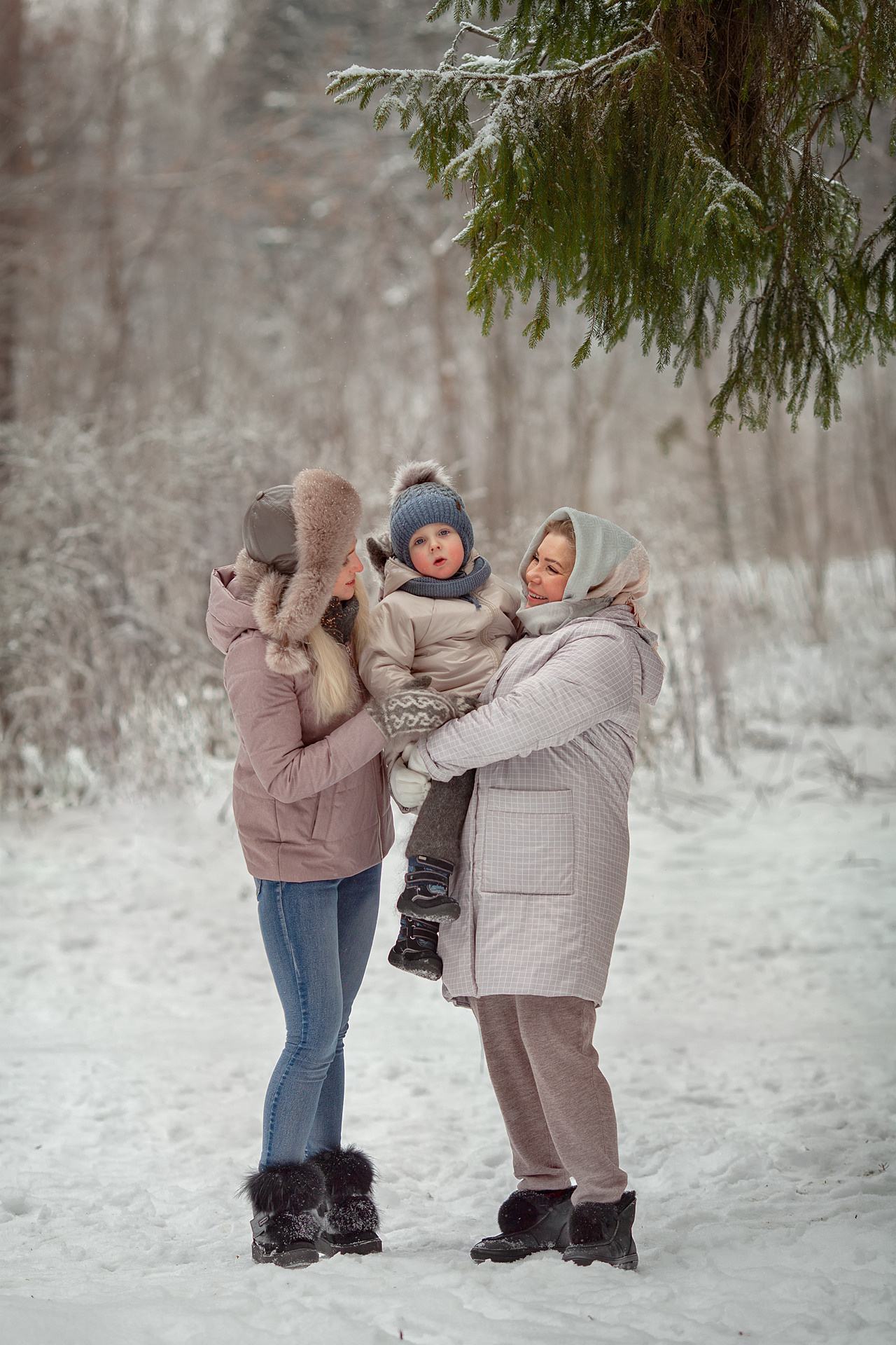 Наталья, Галина, Виктор. Семейный и детский фотограф в Москве Дорогова Екатерина