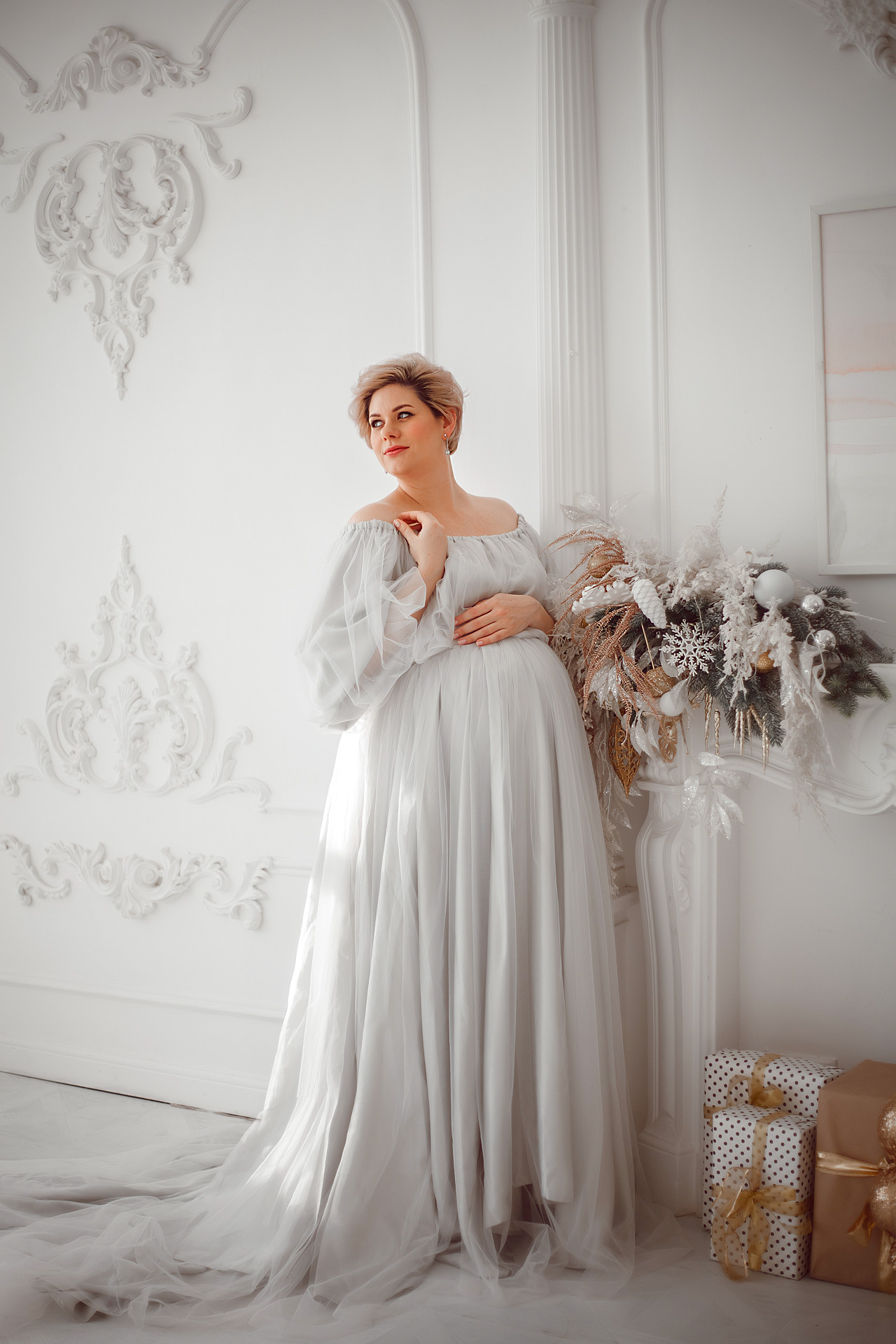 Ольга в ожидании (фотостудия). Семейный и детский фотограф в Москве Дорогова Екатерина