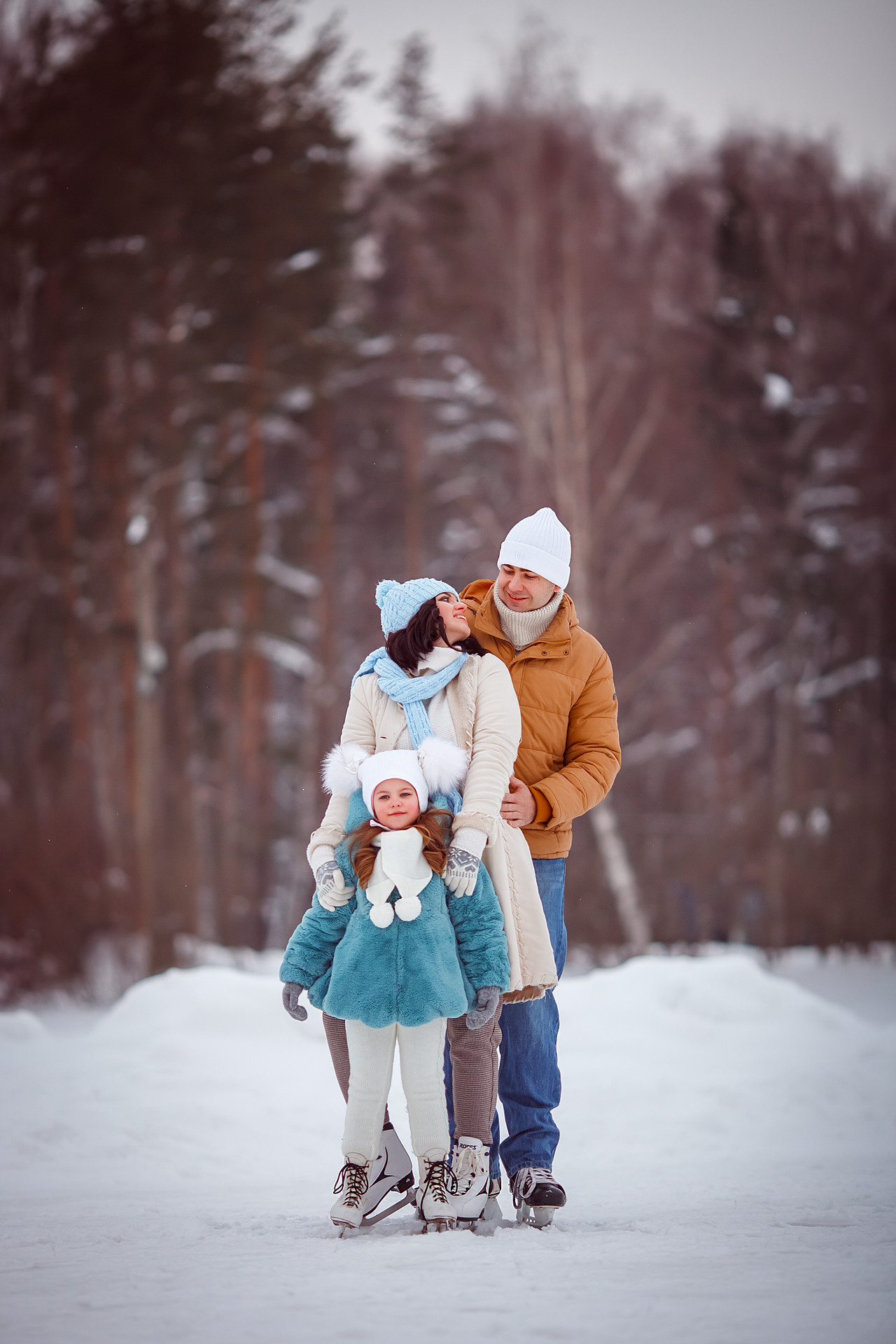 На катке. Семейный и детский фотограф в Москве Дорогова Екатерина