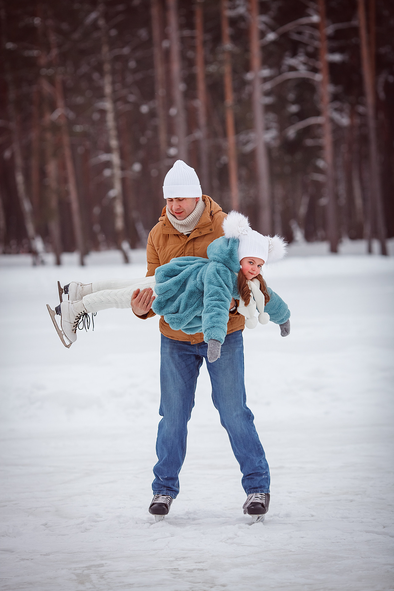 На катке. Семейный и детский фотограф в Москве Дорогова Екатерина
