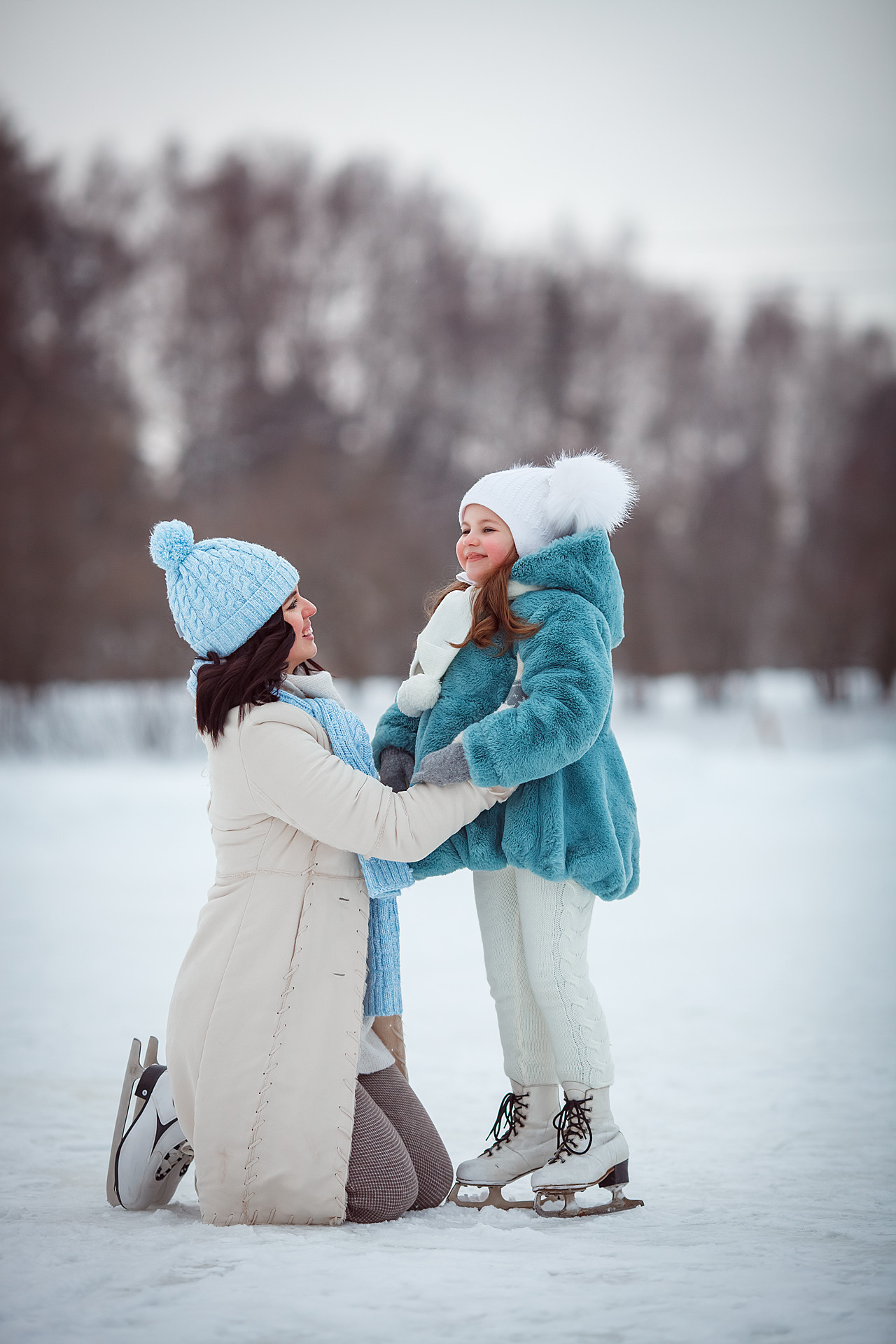 На катке. Семейный и детский фотограф в Москве Дорогова Екатерина