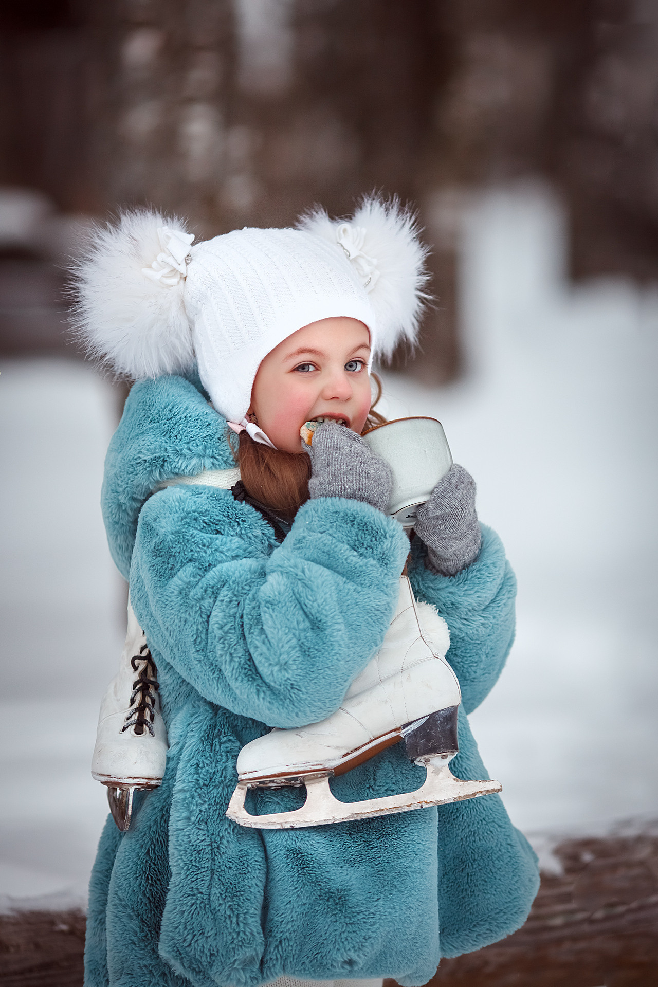 На катке. Семейный и детский фотограф в Москве Дорогова Екатерина
