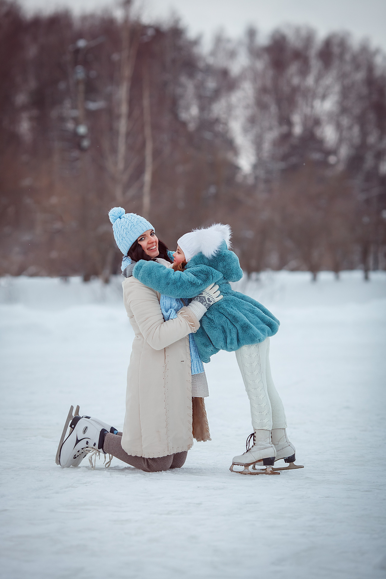 На катке. Семейный и детский фотограф в Москве Дорогова Екатерина