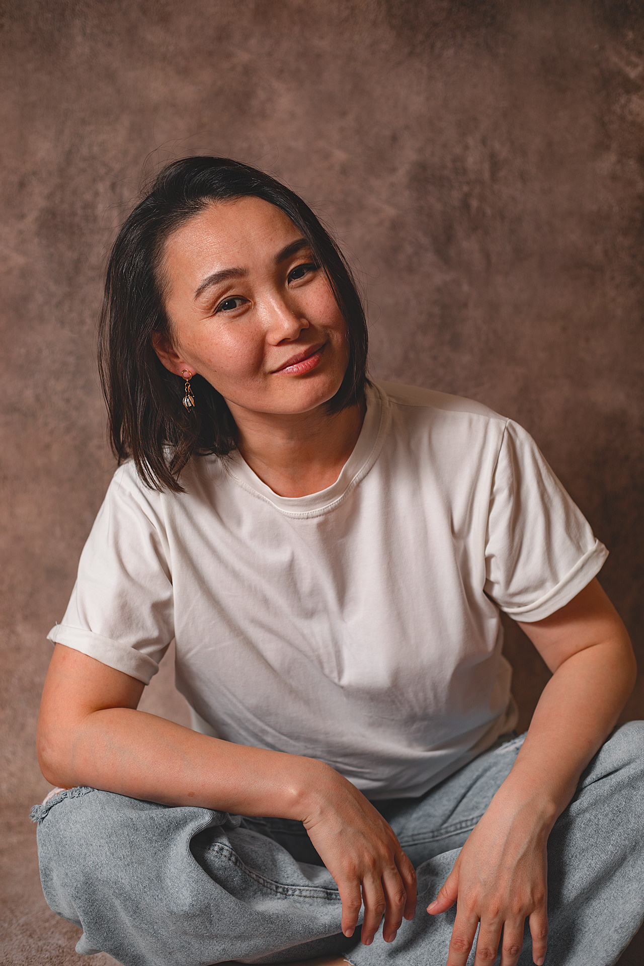 Жанна и Тимур (домашняя съемка с фотофоном и дополнительным светом). Семейный и детский фотограф в Москве Дорогова Екатерина