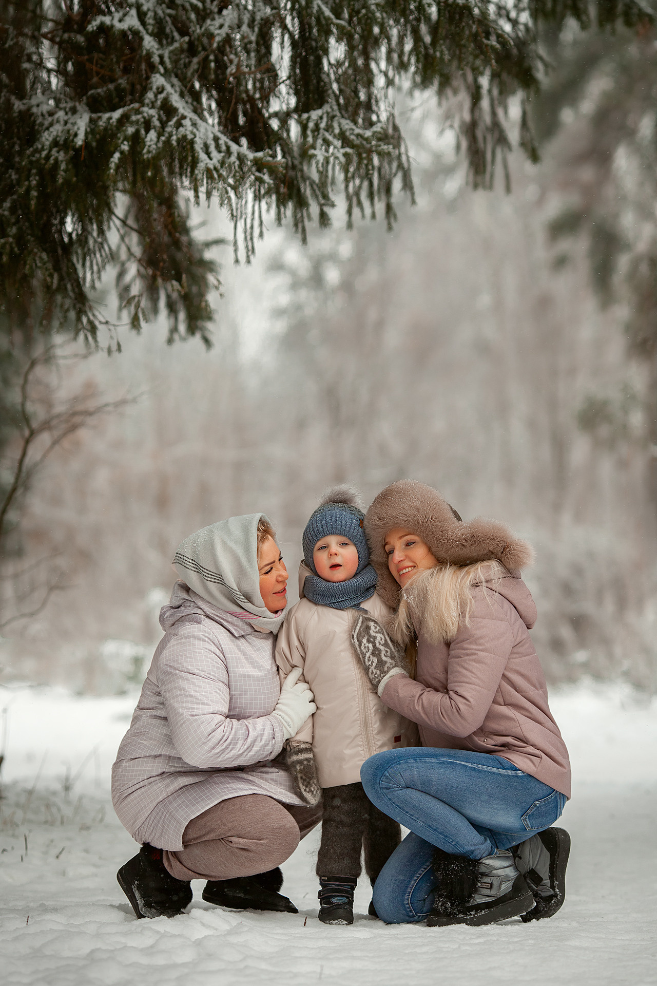 Наталья, Галина, Виктор. Семейный и детский фотограф в Москве Дорогова Екатерина