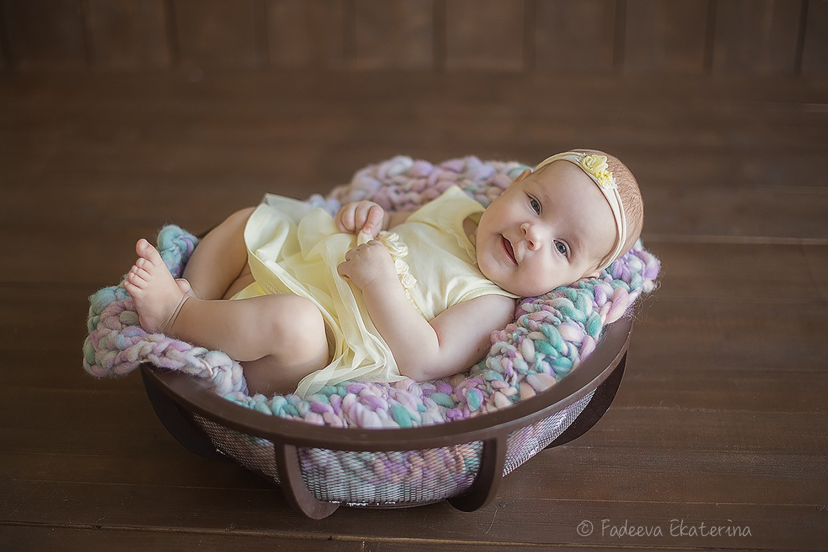 Дети от 3х месяцев и старше. Фотограф новорожденных Санкт-Петербург Екатерина Фадеева