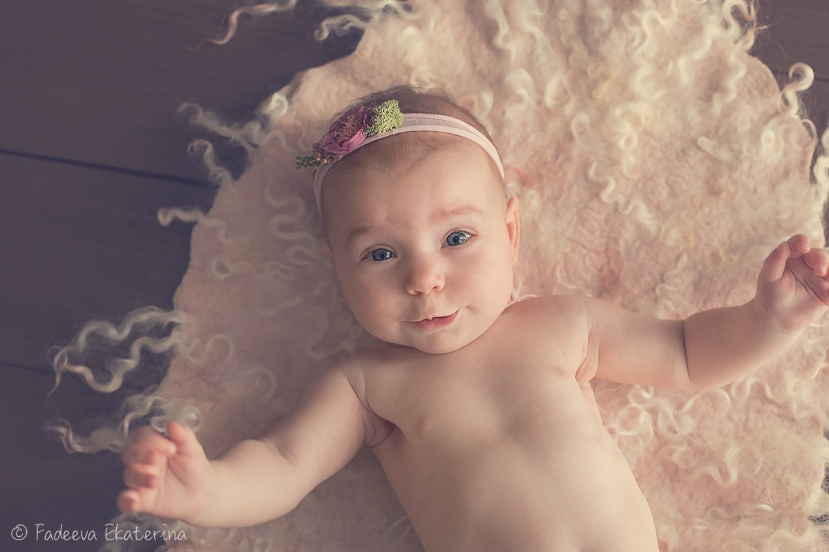 Дети от 3х месяцев и старше. Фотограф новорожденных Санкт-Петербург Екатерина Фадеева