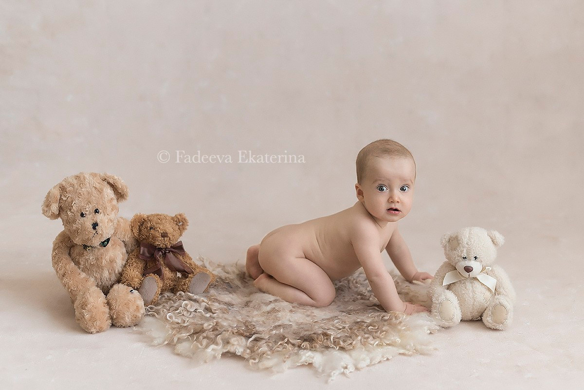 Дети от 3х месяцев и старше. Фотограф новорожденных Санкт-Петербург Екатерина Фадеева