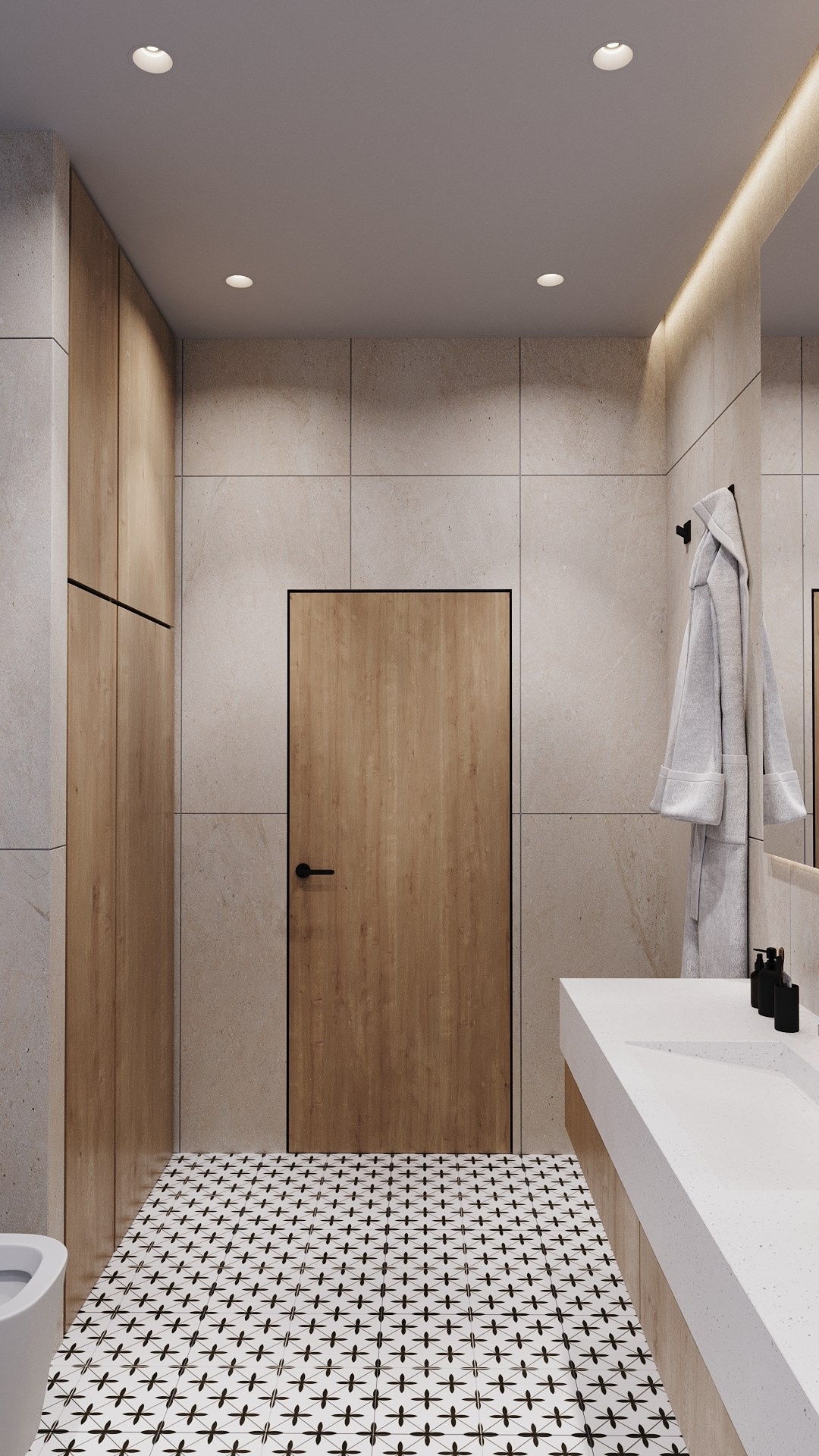 Санузлы в частном доме. Клиент: Гильмутдинов Тимур. Евгений Пырков — 3d визуализатор интерьеров и экстерьеров России