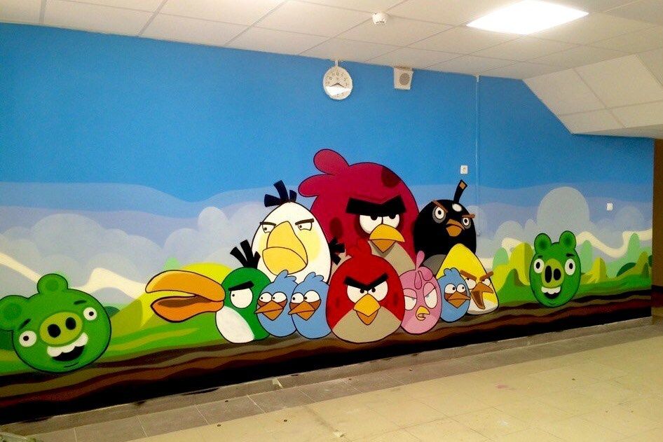 Роспись в Детской областной больнице (НКМЦ им. Круглой), г. Орел