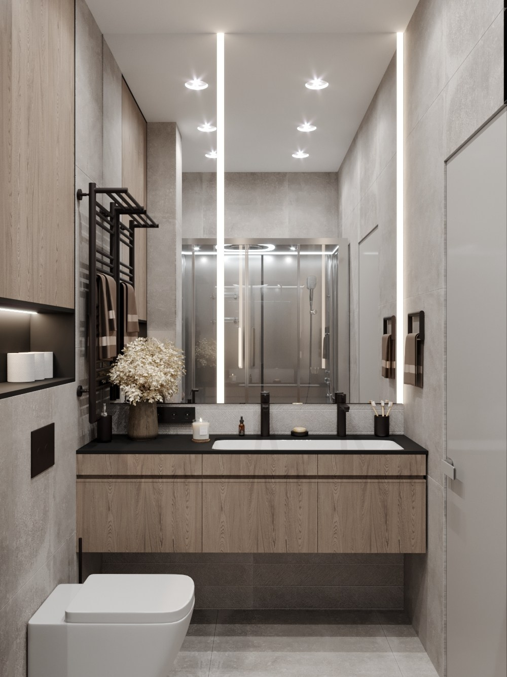 ЖК Первый квартал. Квартира с террасой. АСТАХОВА DESIGN дизайн интерьера +7 985 220 6109